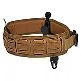Ремінь тактичний на пояс розвантажувальний, воєнний (талія від 82см до 120 см) - Хакі, фото 4