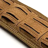 Ремінь тактичний на пояс розвантажувальний, воєнний (талія від 82см до 120 см) - Хакі, фото 6