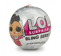 Кукла ЛОЛ новогодний шар L. O. L. Surprise Bling Series Блинг