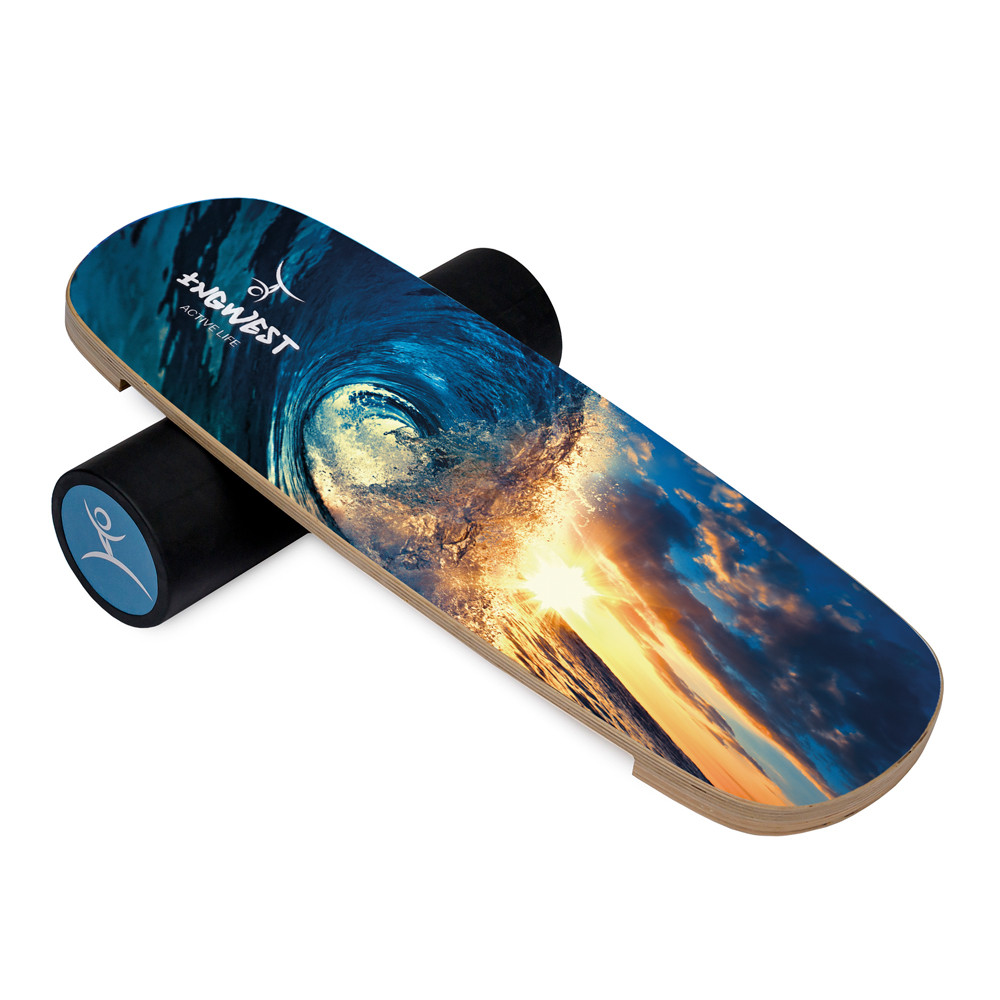 Баланс борд InGwest W.A.S. (Balance Board Training System) з прогумованим ролером, фото 1