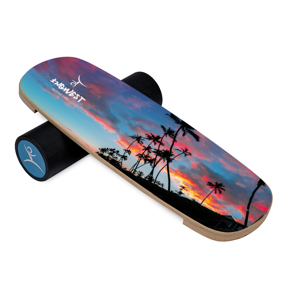 Баланс борд InGwest Palm At Sunset (Balance Board Training System) з прогумованим ролером