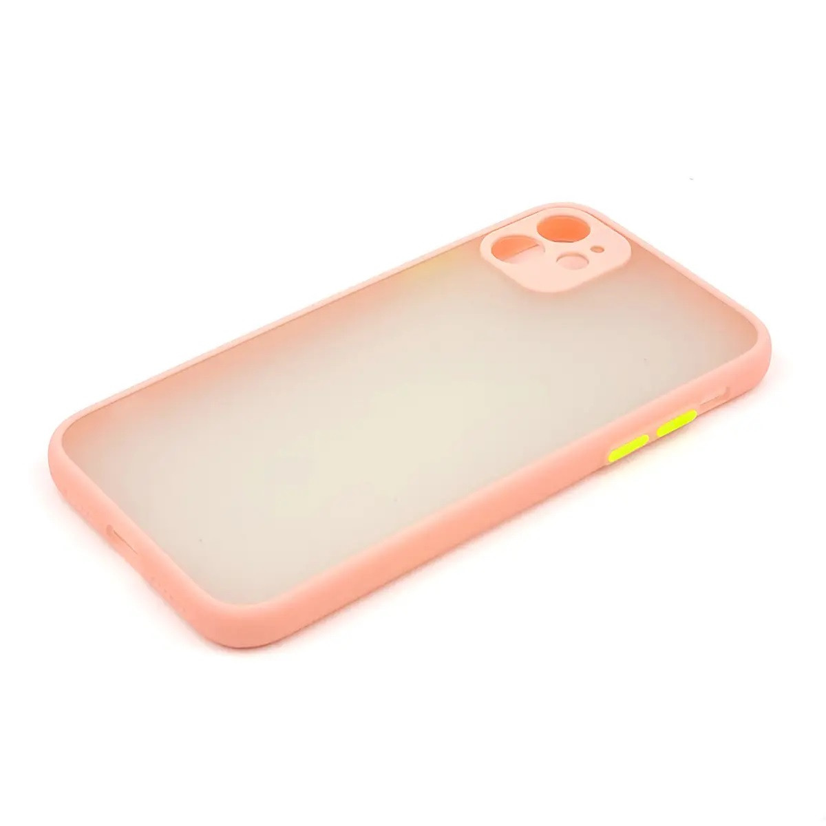 Силіконовий чохол з закритою камерою Avenger Totu для iPhone 11 Pink