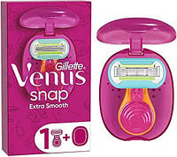 Женский бритвенный станок Gillette Venus Snap Extra Smooth + футляр 020121