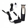 Машинка для стриження волосся Geemy GM-828 бездротова + тример чоловічий, фото 6