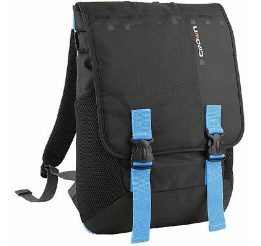 Рюкзак для ноутбука Crown 15.6 Harmony black and blue (BPH3315BBU)