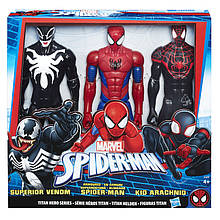Набір Hsbro Веном, Людина-павук, Майлз Моралес - Kid Arachnid, Superior Venom, Spider-man, Titan Hero (C1916)
