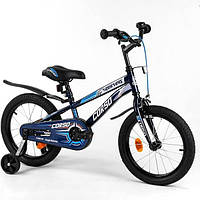 * Велосипед 2-колісний (16 дюймів) з додатковими колесами ТМ Corso Sporting арт. R-16515