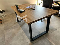 Кухонный стол Далас в стиле Лофт с массива Дуба