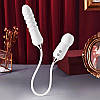 Пульсатор з вакуумним стимулятором KISTOY Cathy White на гнучкому з'єднанні, фото 4