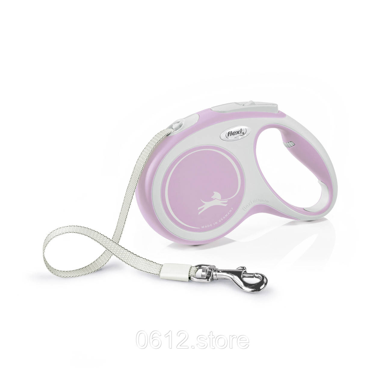 Повідець-рулетка New Comfort M стрічка 5м/25кг бузковий, фото 1