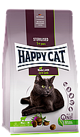 Happy Cat Steril Weide-Lamm сухой корм для стерилизованных кошек и кастрированных котов с ягненком, 4 кг
