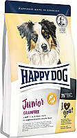 Сухой беззерновой корм Happy Dog Junior Grainfree для юниоров 7 18 мес. средних и больших пород, 10 кг.