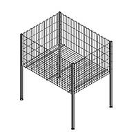 Корзина презентационная 60х80 (КП-68) белая