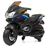 Детский мотоцикл 2 колесный на аккумуляторе 90W BMW черный