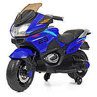 Детский мотоцикл 2 колесный на аккумуляторе 90W BMW синий