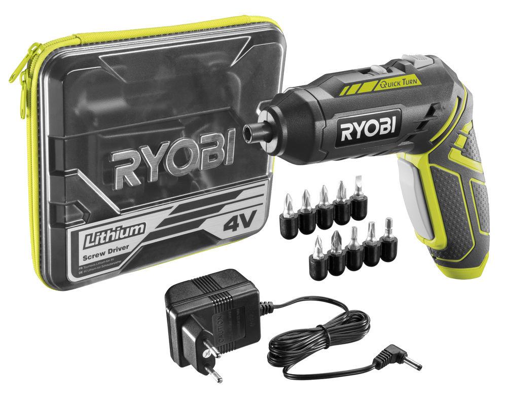 Викрутка акумуляторна RYOBI R4SDP-L13T, фото 1