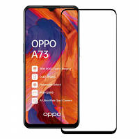 Защитное стекло на Oppo A73 (Черный)