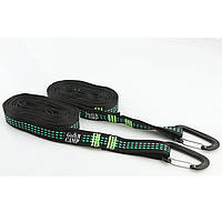 Кріплення для підвісних гамаків "SaveTree" 220 см лямки ремені для гамака Green Camp GC-STG/2