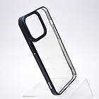 Прозорий силіконовий чохол Baseus Glitter Series Case для iPhone 13 Pro Black Чорний, фото 5