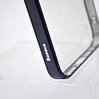 Прозорий силіконовий чохол Baseus Glitter Series Case для iPhone 13 Pro Black Чорний, фото 7