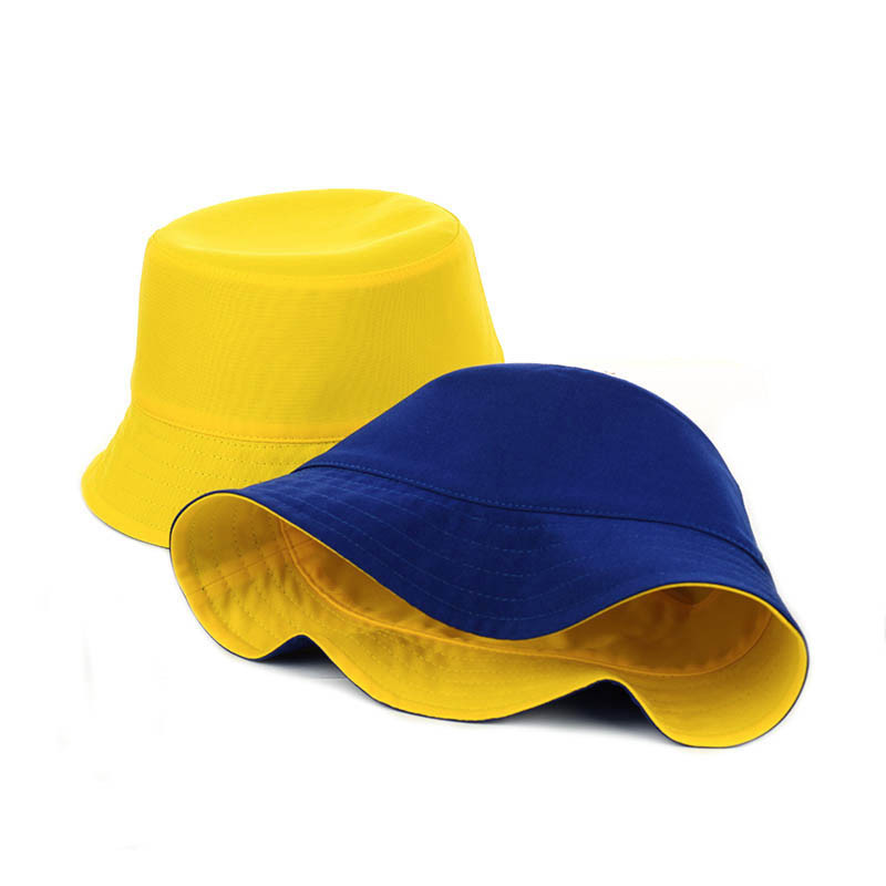 Двостороння дитяча панама Жовтий/Синій, фото 1