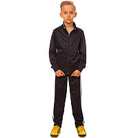 Костюм спортивный детский (размер 26-32, черный с белым)