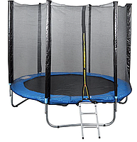 Батут Let'sGo із захисною сіткою 8" (244 см) синій
