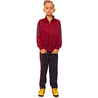 Костюм спортивный детский (размер 26-32, черно-красный)