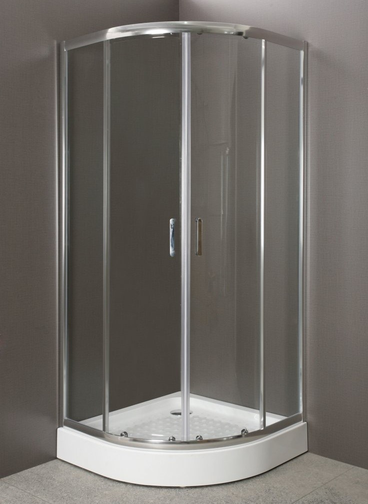 Душовий куточок 80x80 з низьким піддоном, скло матове Artex RT-80-01, фото 1