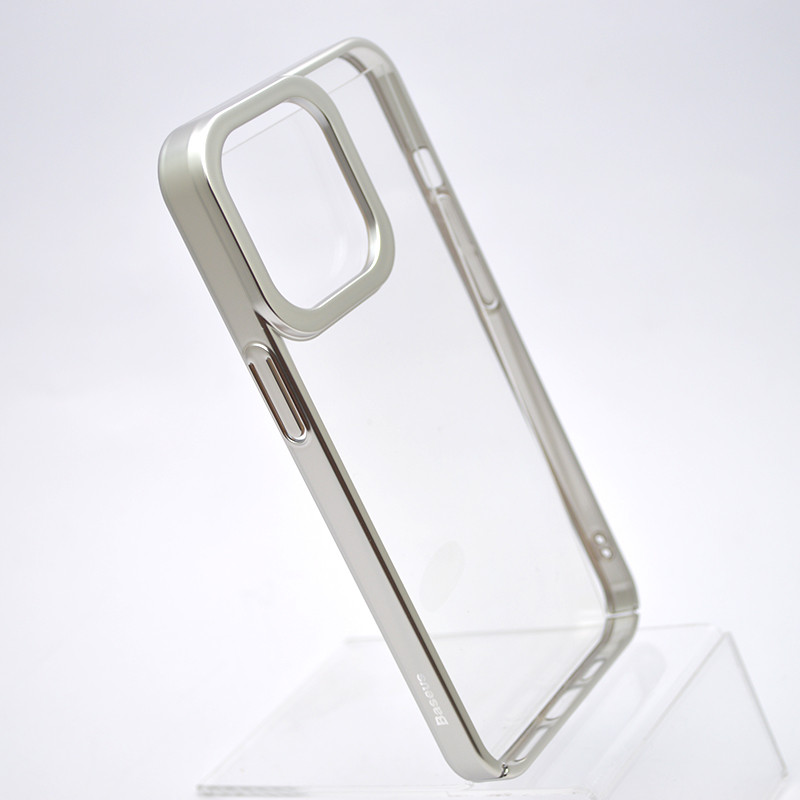 Чохол накладка Baseus Glitter Series Case для iPhone 13 Pro Silver Срібний, фото 3