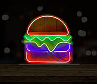 Новий світильник Неоновий світильник Burger