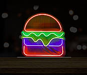 Новий світильник Неоновий світильник Burger