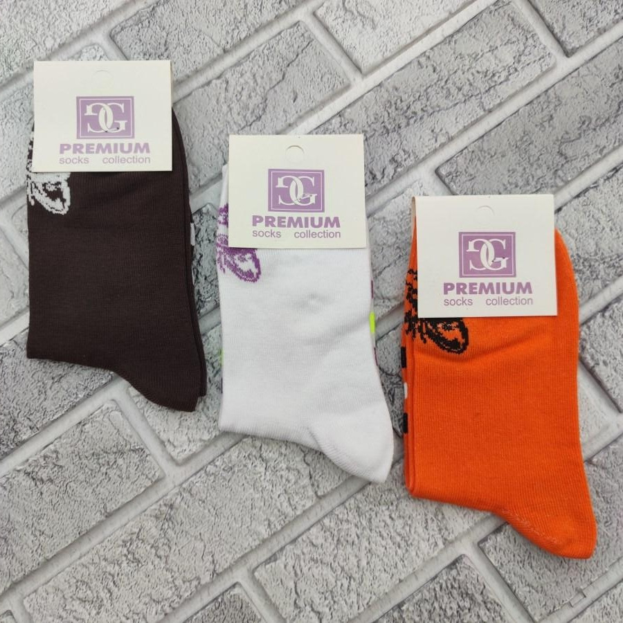 Шкарпетки жіночі високі весна/осінь асорті 25 PREMIUM Україна 30034584, фото 1