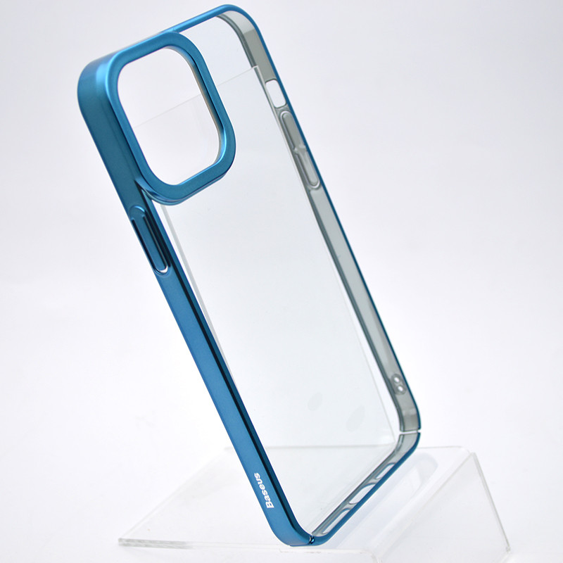 Чохол накладка Baseus Glitter Series Case для iPhone 13 Pro Max Blue Синій, фото 3