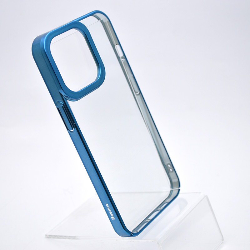 Чохол накладка Baseus Glitter Series Case для iPhone 13 Pro Blue Синій, фото 3