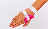 Захист дитяча наколінники, налокітники, рукавички (р-р S-M-3-12р, рожево-білий), фото 5