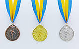 Медаль спортивна зі стрічкою Більярд (метал, d-5см, 25g, 1-золото, 2-срібло, 3-бронза), фото 4