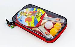 Набор для настольного тенниса 2 ракетки, 3 мяча с чехлом Macical