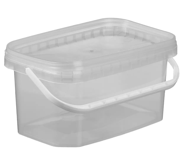 Відро харчове прямокутне 5 л.