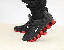 Чоловічі кросівки Nike Shox TL Skepta Black Red CI0987-001, фото 3