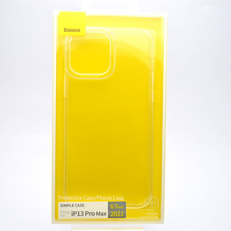 Чохол накладка Baseus Simple Series Case для iPhone 13 Pro Max Transparent