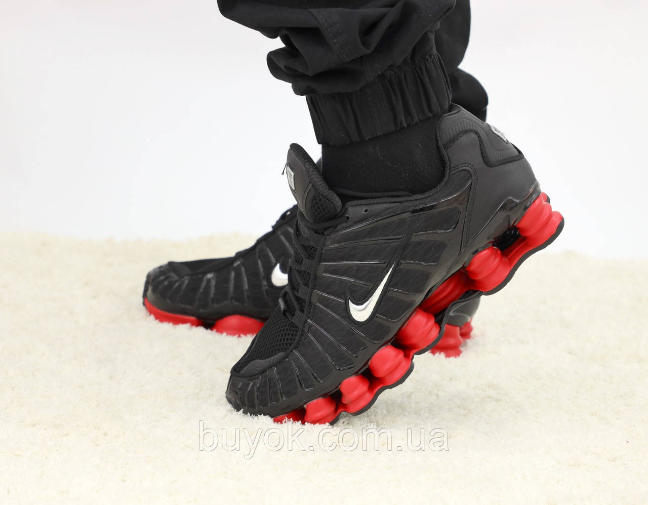 Чоловічі кросівки Nike Shox TL Skepta Black Red CI0987-001