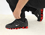 Чоловічі кросівки Nike Shox TL Skepta Black Red CI0987-001, фото 2