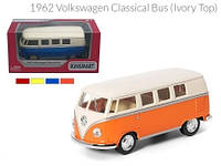 Модель автобус Kinsmart VOLKSWAGEN (1962) 5'' KT5377W метал инерционные машинки игрушки для детей Кинсмарт