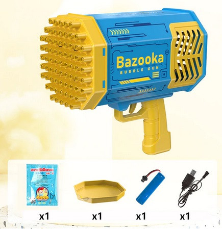 Генератор мильних бульбашок EvsE на 100 отворів Пулемет базука, фото 1