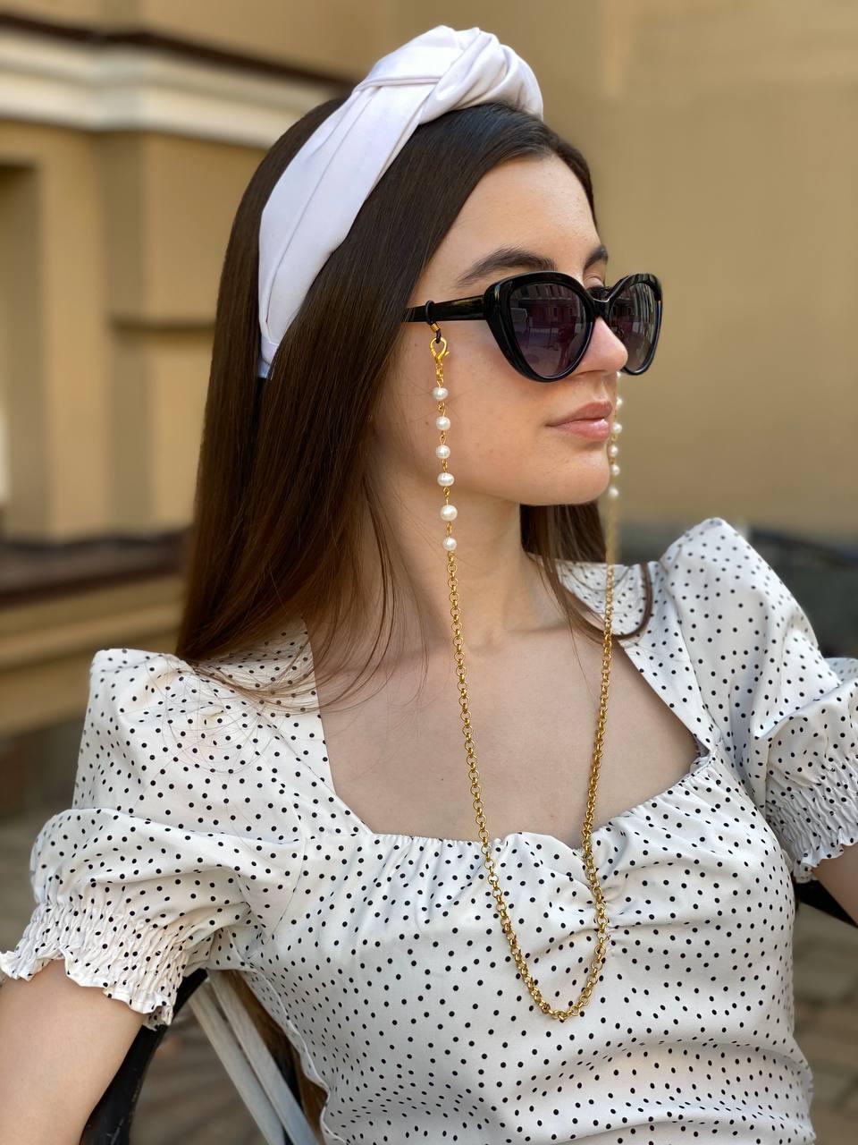 Ланцюжок для окулярів з натуральним каменем