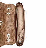 Стильна жіноча сумка на плече Guess (6930) brown, фото 4