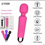 Вібромасажер мікрофон для стимуляції, кліторальний вібратор масажер, інтимні іграшки, фото 9