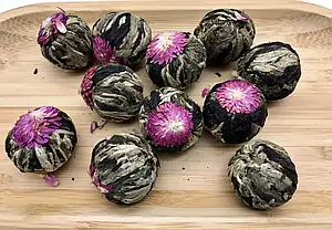 Білий В'язаний чай "Венець слави" Османтус