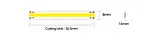 Світлодіодна стрічка COLORS DF8-24V-8mm-SW, 24V, COB,10W, 790Lm, IP33, 2700K, фото 2